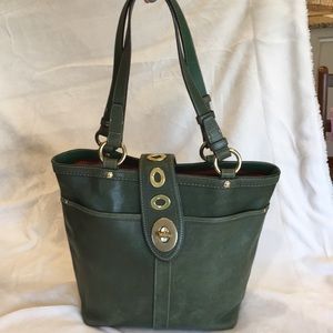 Green Coach Purse